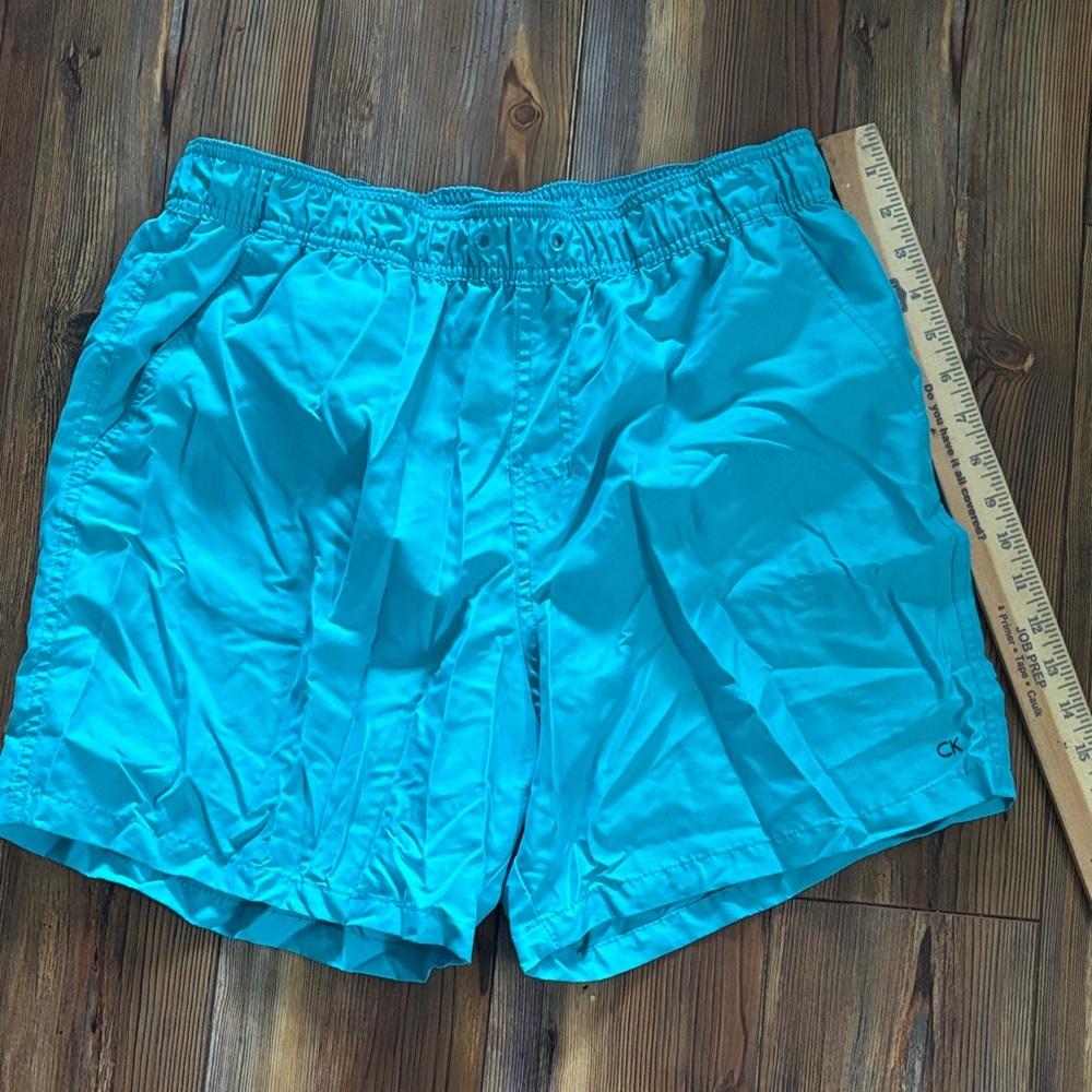 Calvin Klein Aqua Athletic Shorts Large